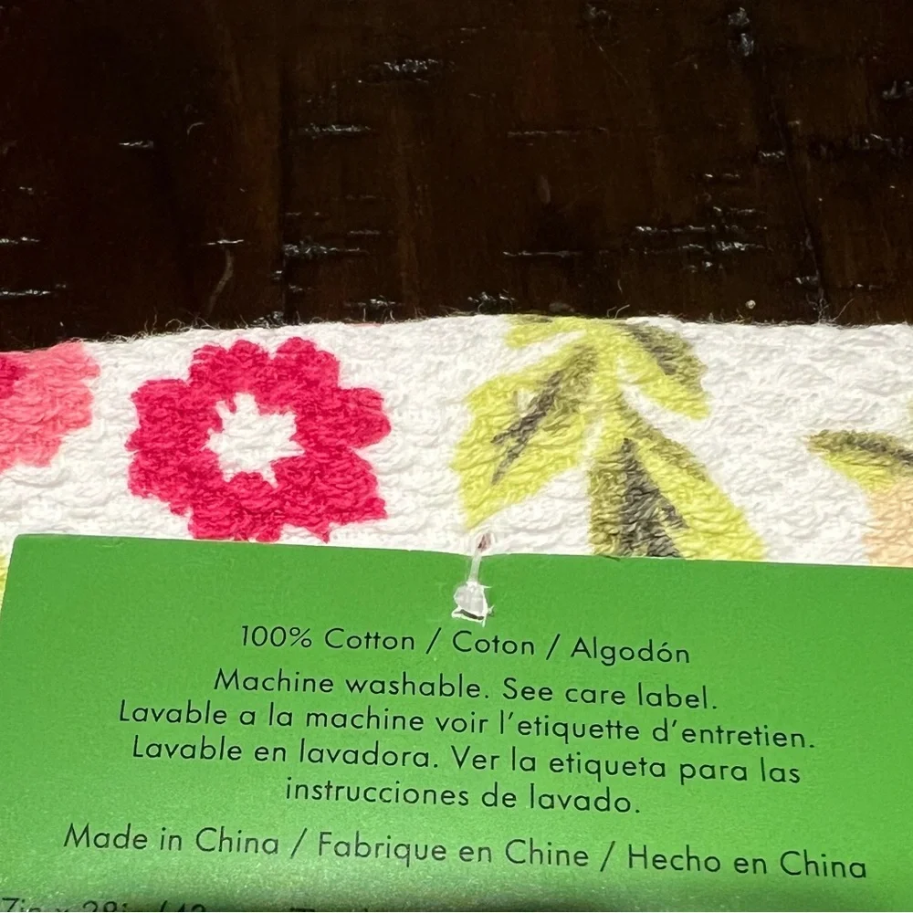 Kate Spade New York Floral Colorful Kitchen Towels Set of 2